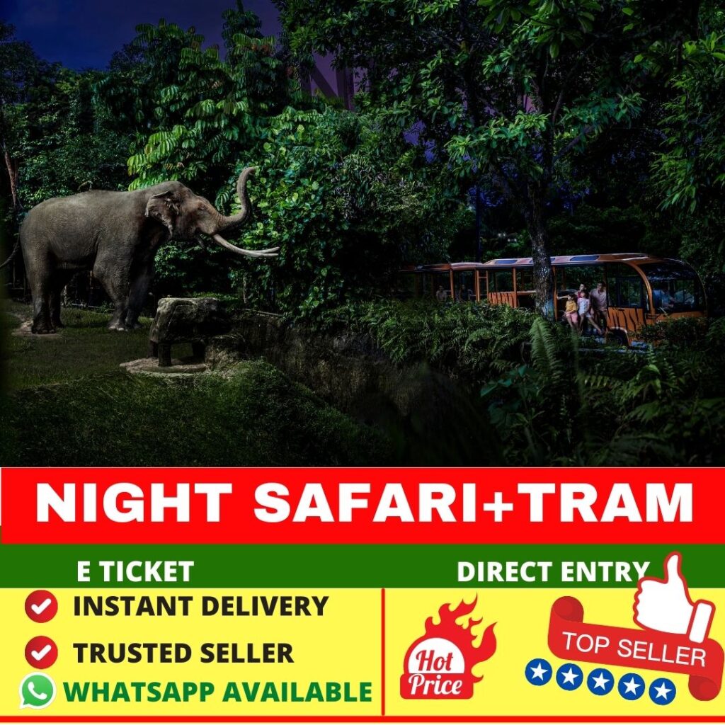 night safari admission ticket(s) with tram ride